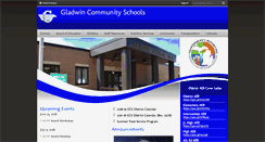 Desktop Screenshot of gladwinschools.net